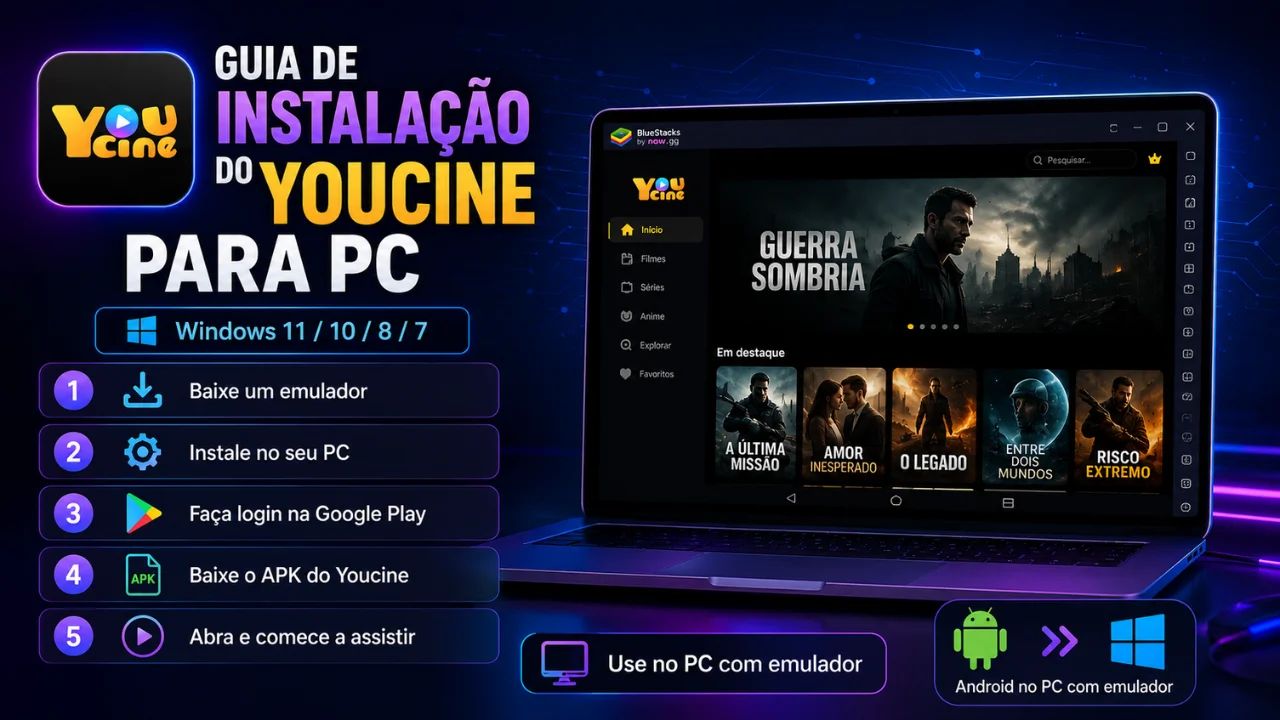 Guia de Instalação do Youcine para PC