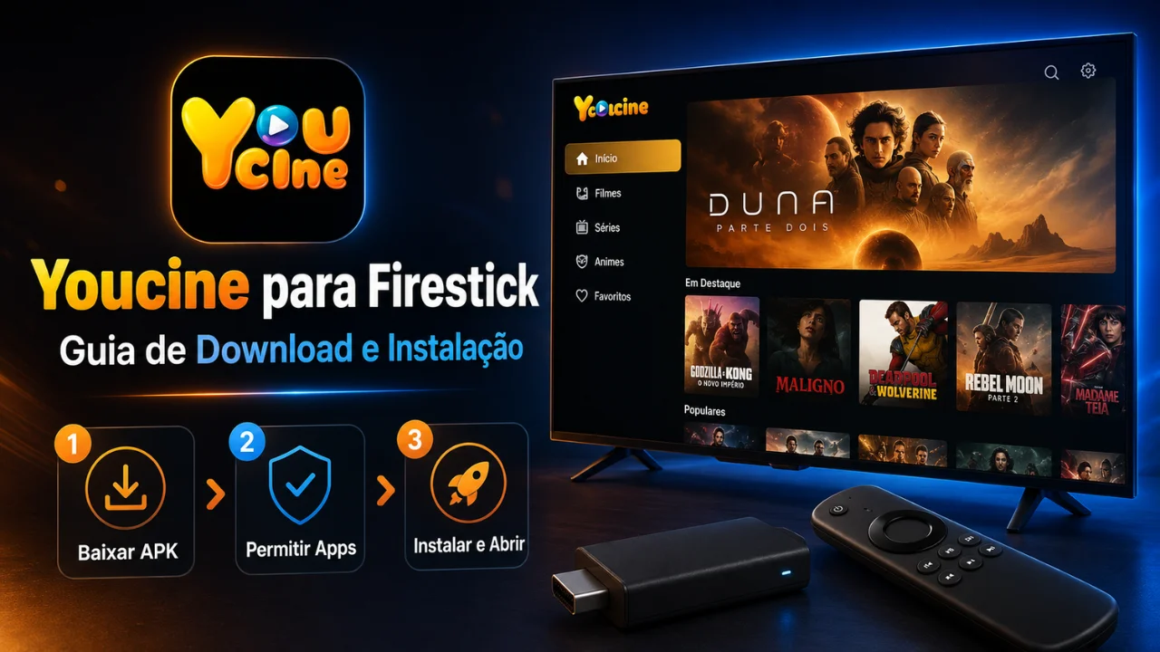 Youcine para Firestick – Guia de Download e Instalação